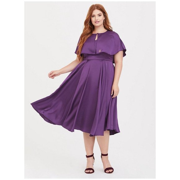 leta lestrange purple dress torrid | Dresses | Torrid Fantastic Beasts Leta Lestrange Purple Capelet Dress Sz 8 Womens Plus